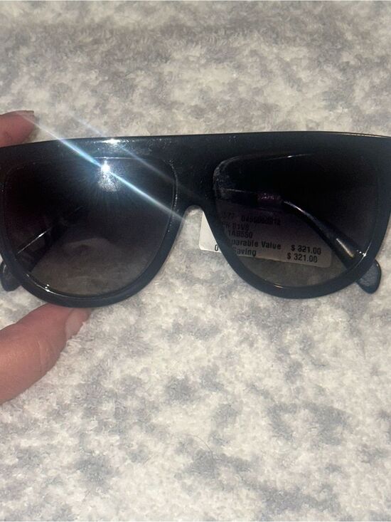 NWTs CELINE Black Aviator Sunglasses main image 4